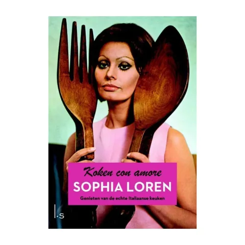 Koken met amore Sophia Loren back cover