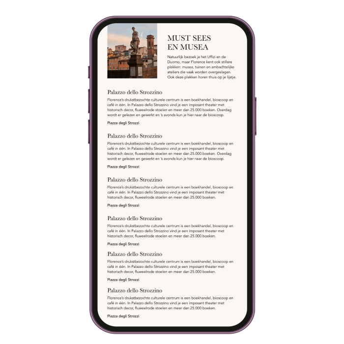 Florence guide De Smaak van Italië